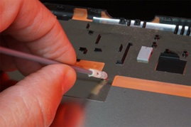 Picture of Using CircuitWorks® Conductive Paint to Maximize High Frequency EMI/RF Shielding