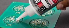 Picture of How do I use temporary solder mask to protect contacts from conformal coating?