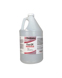 Aqueous flux remover for use in ultrasonic cleaning systems Flux-Off Aqueous ES132